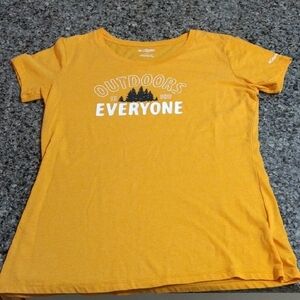 Columbia Yellow Graphic Tee - Outdoors is for Everyone